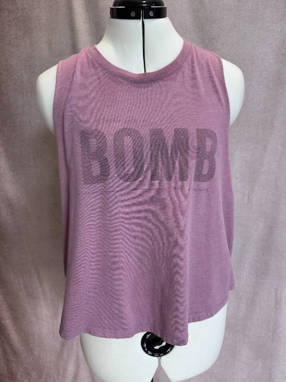 Nine Line "Fragile like a Bomb" Tank, in Dusty Rose, L